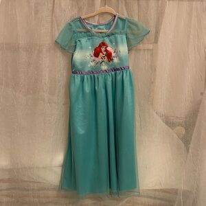 Disney Ariel Teal Dress with Purple Accents